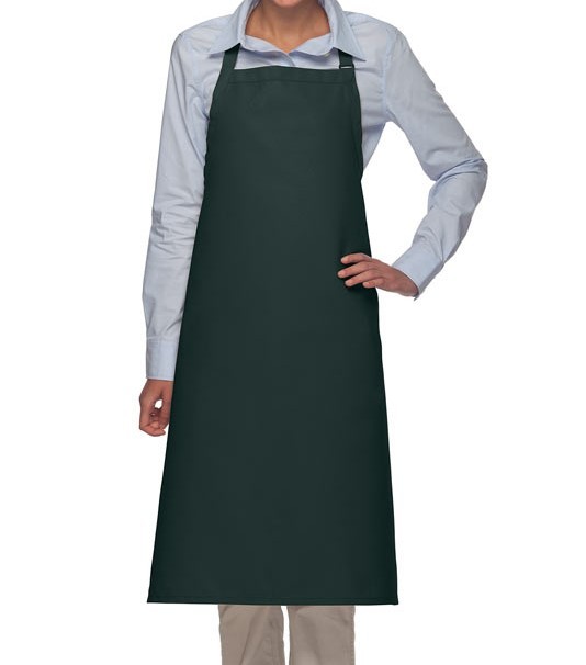 Full Length Bib Aprons in Hunter Green